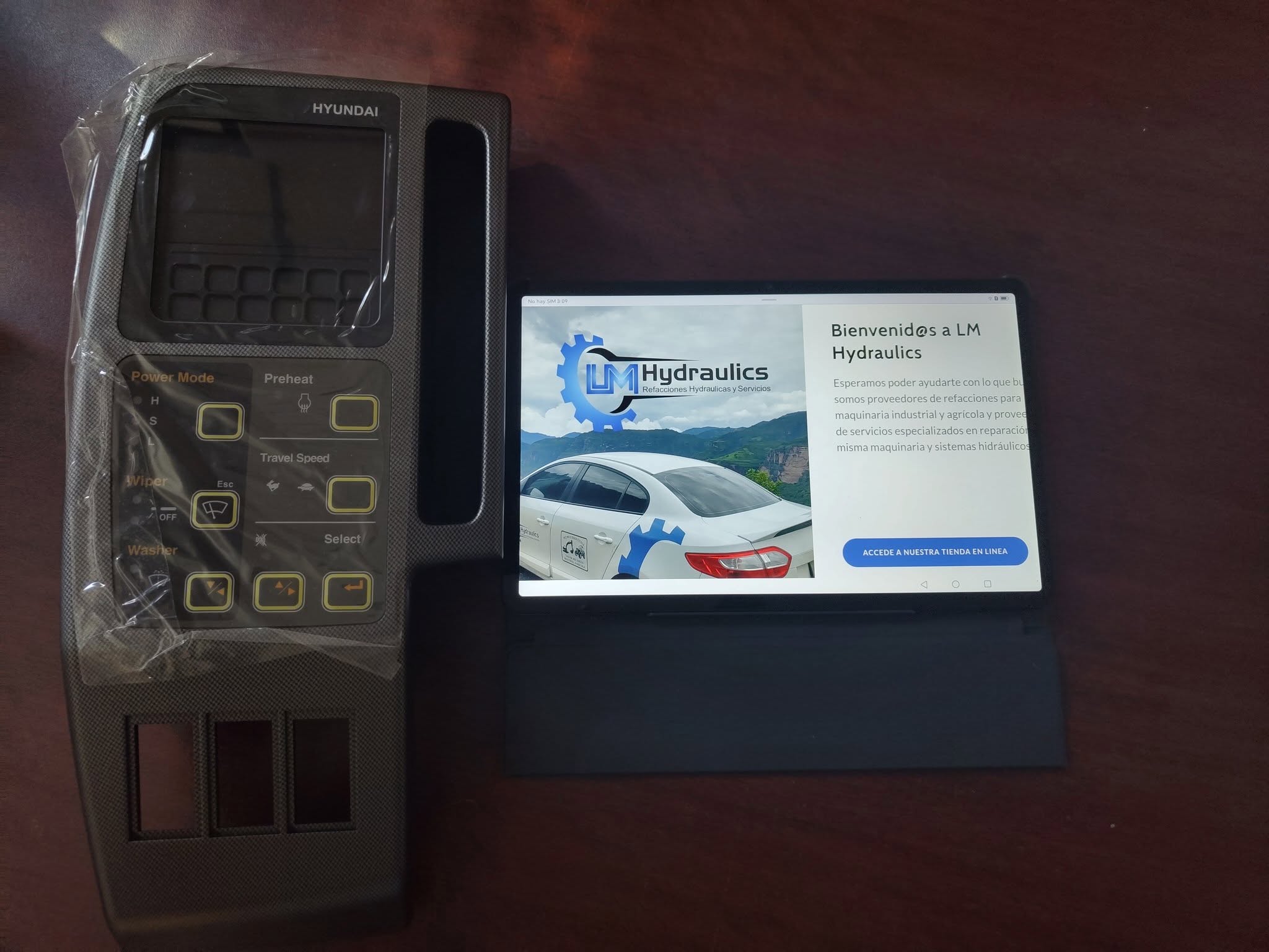 Panel de control Hyundai